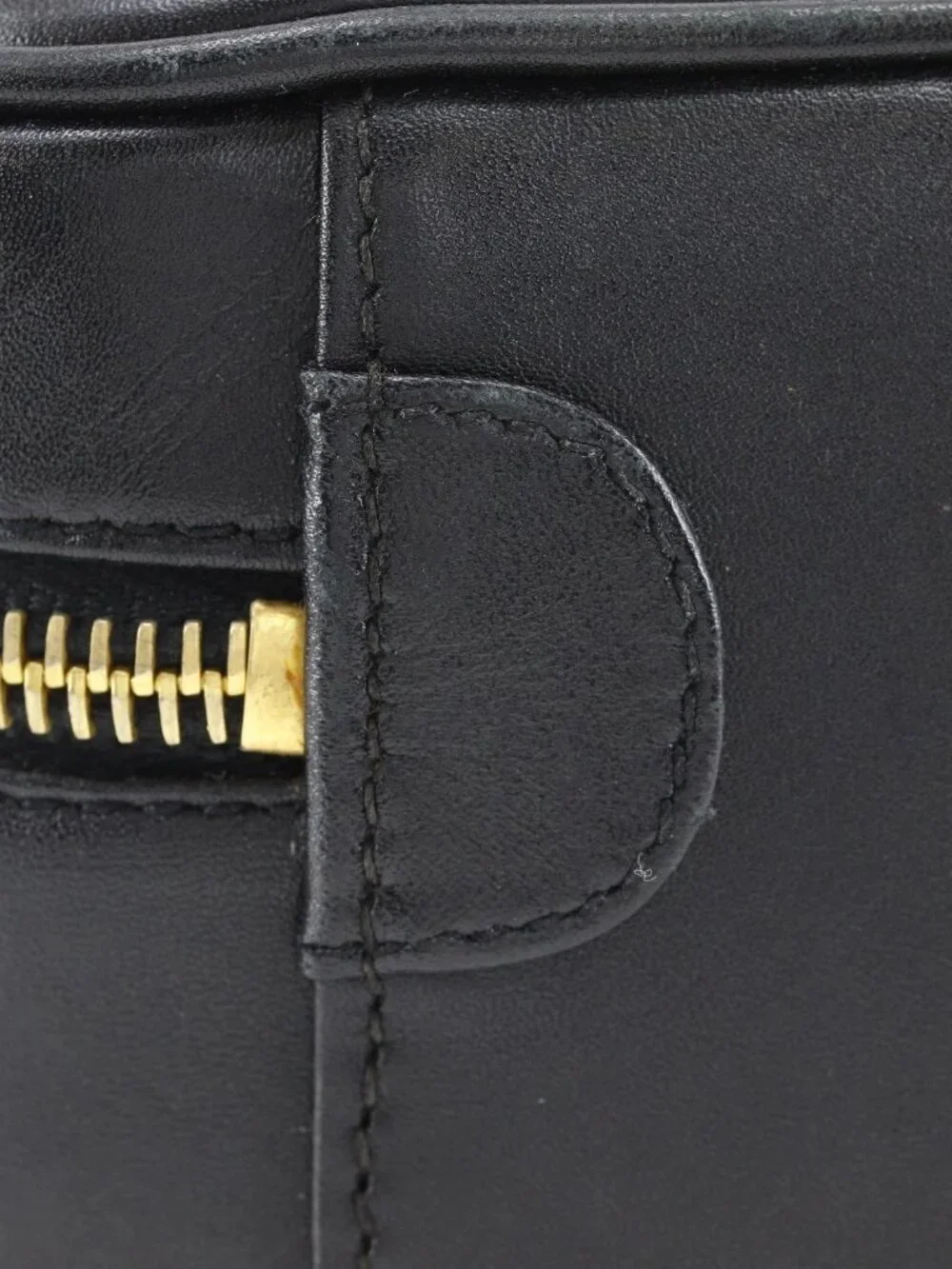 CHANEL Bicolole Vanity Pouch black Calfskin Women